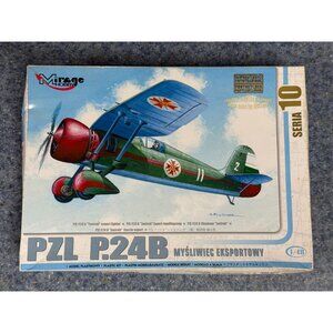 MIRAGE 48104 1:48 PZL P.24B 'JASTREB' WWII Bulgarian Air Force Model Kit